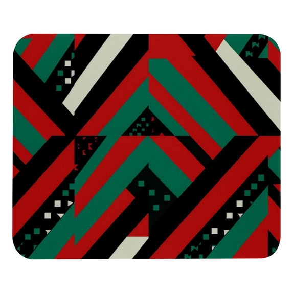 Pakistan Square Printed Desk Mat Gaming Mouse Pad Non-Slip Rubber Bottom 8.3x9.8 Inch - Suitable for Office and Gaming