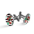 thumbnail image 1 of Pakistan Stylish Silver Stainless Steel Shirt Cufflinks for Formal Attire - Classy Men's Accessories for Work or Special Occasions, 1 of 6