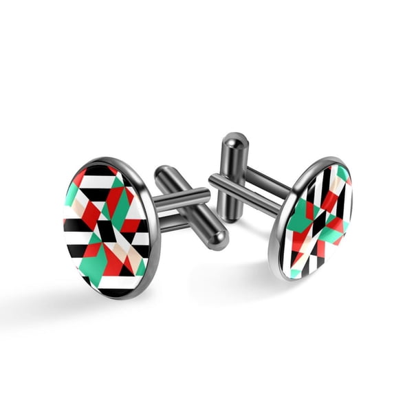 Pakistan Stylish Silver Stainless Steel Shirt Cufflinks for Formal Attire - Classy Men's Accessories for Work or Special Occasions