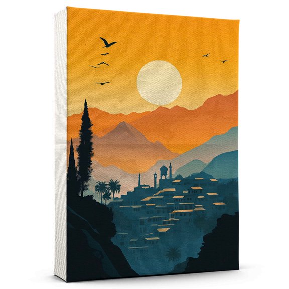 Pakistan Travel Canvass, Pakistan country Canvass Wall Art, Pakistan Canvas Decor Paintings, Pakistan country Pictures Canvas - 101AZ1047