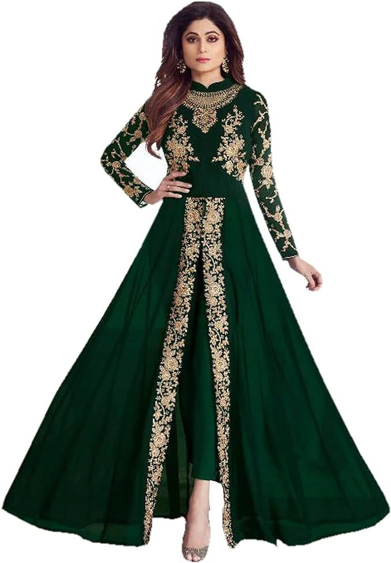 strapless open back dress Beige Color Party Wear Net Semi Stitched Anarkali Gown Dress with Maro –  fashionnaari