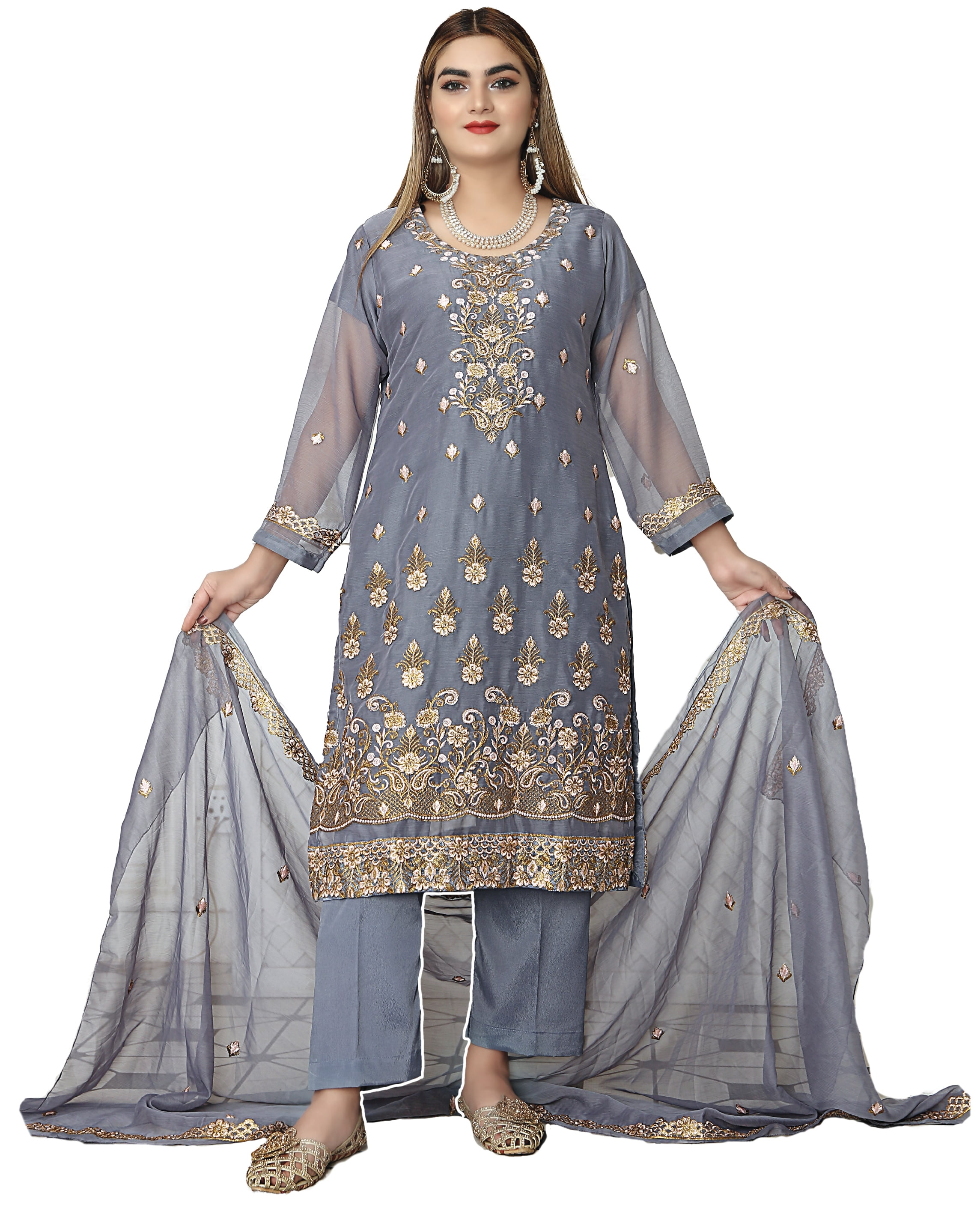 Indian Dress Salwar Kameez Pakistani Chiffon Dress Pakistani Clothing  Anarkali Bridal Dress Bridal Gown Indian Bridal Dress - Etsy