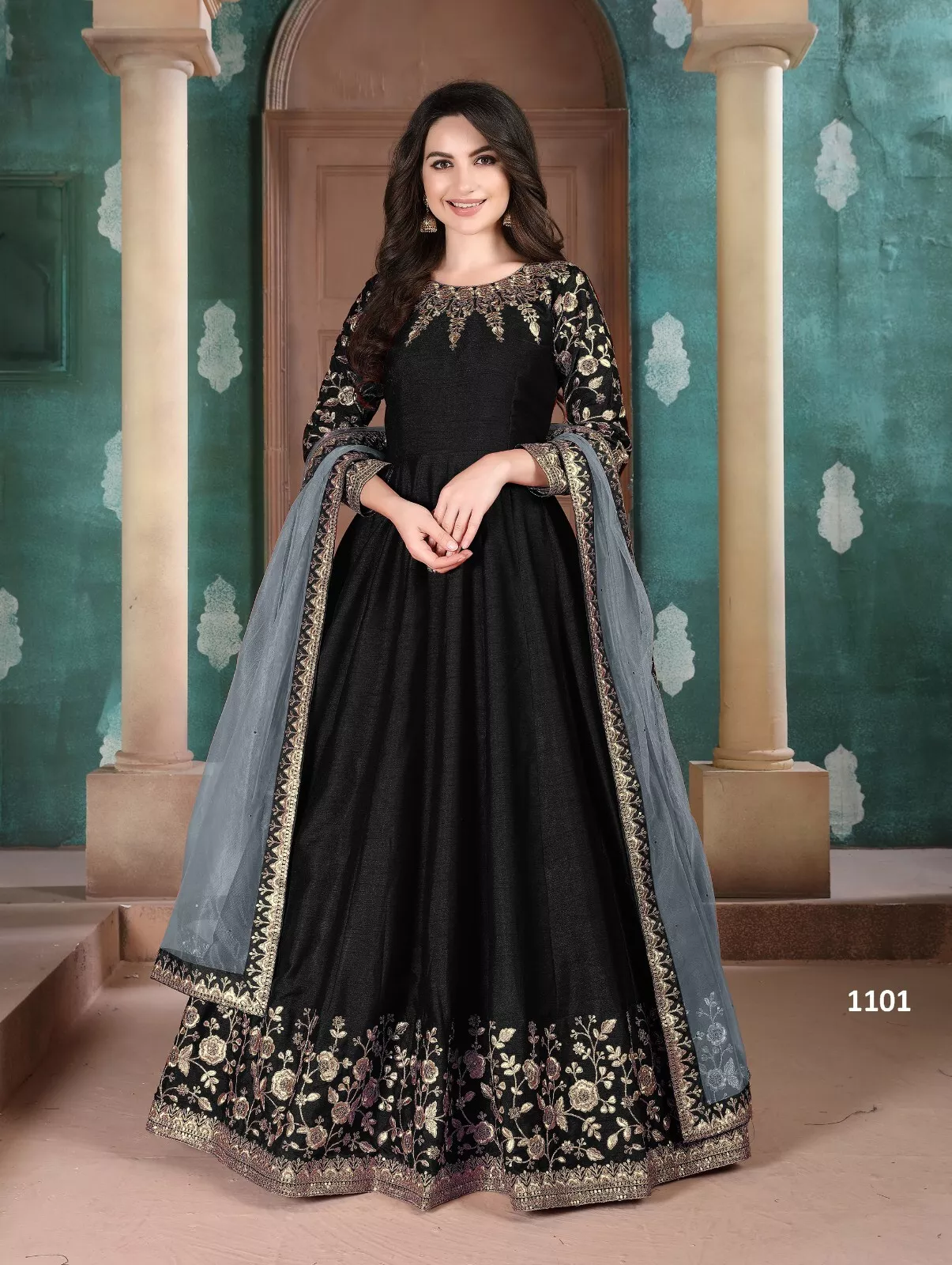 Pakistani Heavy Indian Bollywood Anarkali Wedding Party Gown Salwar
