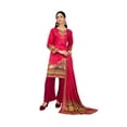 thumbnail image 1 of Pakistani Linen Salwar Kameez Indian Dresses for Women Ready to Wear 3 Pieces (Large, Beige), 1 of 6