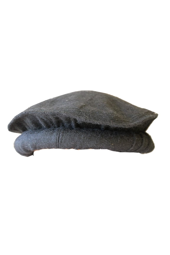 Handmade Pakols - Chitrali Cap/Afghani/Hat Custom Made in Pakistan (Black)