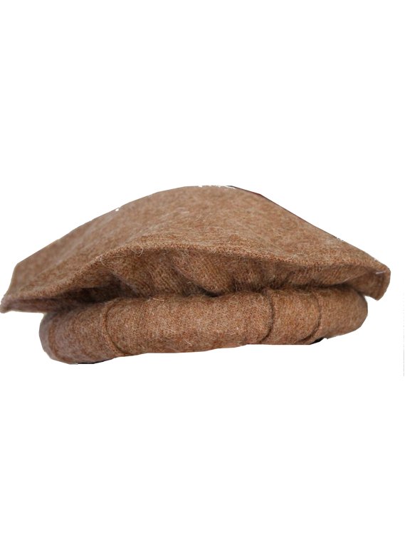 Handmade Pakols - Chitrali Cap/Afghani/Hat custom made in Pakistan (Light Brown)