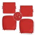 thumbnail image 1 of Pakunoda 24" X 24" Patio Furniture Cushion Covers, 2 Set of Waterproof Outdoor Deep Seat Cushion Replacement Slipcovers, Outdoor Cushion Covers with Zipper for Patio Furniture, Red, 1 of 7