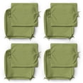 thumbnail image 1 of Pakunoda 4 Set of Waterproof Outdoor Deep Seat Cushion Replacement Slipcovers, 22" X 22" Patio Furniture Cushion Covers, Outdoor Cushion Covers with Zipper for Patio Furniture, Light Green, 1 of 7