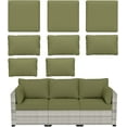 thumbnail image 1 of Pakunoda Non-Slip Latex Dot Fade Resistant Couch Cover Couch Cover set of 8, (Light Green, Cover Only), 1 of 6