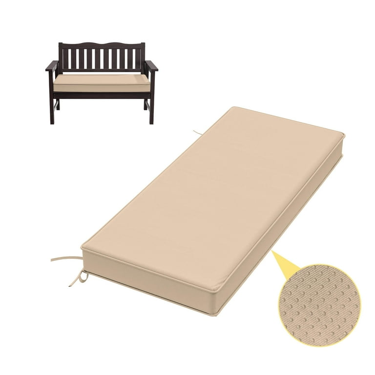 Pakunoda Outdoor Bench Cushions 42 x 18 x Inch, High Density
