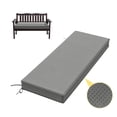 thumbnail image 1 of Kimunuk Outdoor Bench Cushions 48 x 18 x 3.5 Inch, High Density Foam Bench Seat Cushion, Porch Swing Cushion with Non-Slip Removable Cover, Light Grey, 1 of 7