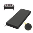 thumbnail image 1 of Kimunuk Outdoor Bench Cushions 48 x 18 x 3.5 Inch, High Density Foam Bench Seat Cushion, Porch Swing Cushion with Non-Slip Removable Cover, Black, 1 of 7