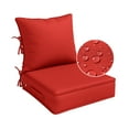 thumbnail image 1 of Pakunoda Outdoor Deep Seat Cushion Set for Patio Furniture, Waterproof & Fade Resistant, 22" L X 22" W X 4" H, Red, 1 of 6