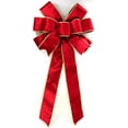 thumbnail image 1 of Pakyozj Christmas Large Bows, Gold Wired Red Velvet Bows for Wreath Floral, Christmas Tree Topper, Outside Bowknot Red Bow for Car Wall Garden Yard Front Door, 1 of 7