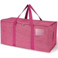 thumbnail image 1 of Pakyozj Extra Large Storage Tote with Zippers & Carrying Handles, Heavy-Duty Oxford Fabric Moving Bags for Laundry, Space Saving, Storage, 1 of 7