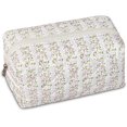 thumbnail image 1 of Pakyozj Quilted Makeup Pouch,Cotton Puffy Makeup Bag, Coquette Cosmetic Bag for Women and Girls, Aesthetic Organizer Bag, Cute Flower Travel Toiletry Bag, 1 of 6