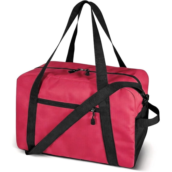 Pakyozj Small Gym Bag 14 Inch Duffel Bag for Women & Men,Waterproof Travel Sports Bags,Mini Gym Duffel with Bottle Holder,Foldable Lightweight Carry On Duffle