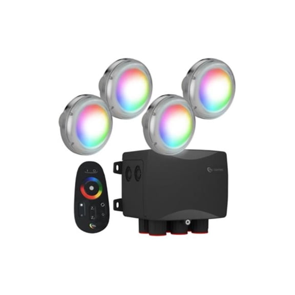 Pal Lighting 64EGTMXPK4 3.33 in. 65W Pal Lighting Treo Max Multi-Color 4 Light Pack