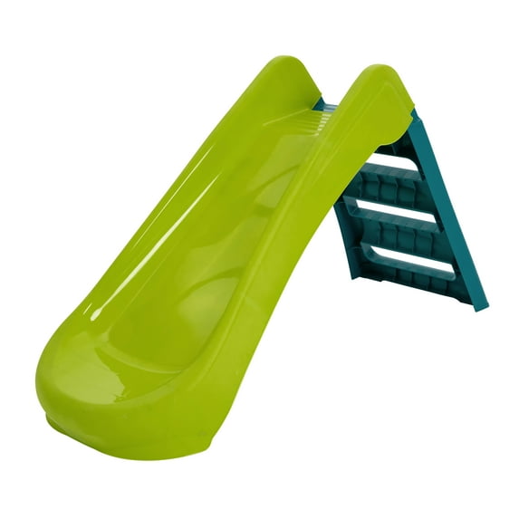 PalPlay Folding Junior Slide for Kids – Indoor Outdoor – Green Lightweight Foldable Slide – Quick and Easy Storage – Toddlers Age 18 Months to 5 Years