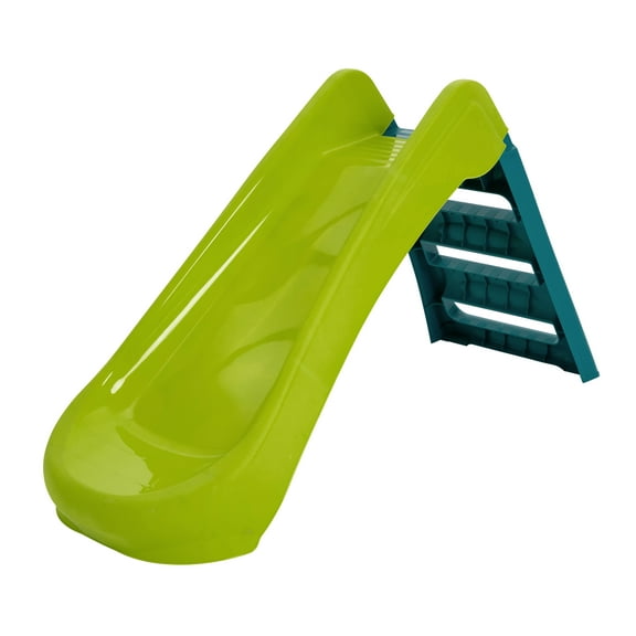 PalPlay Folding Junior Slide for Kids – Indoor Outdoor – Green Lightweight Foldable Slide – Quick and Easy Storage – Toddlers Age 18 Months to 5 Years