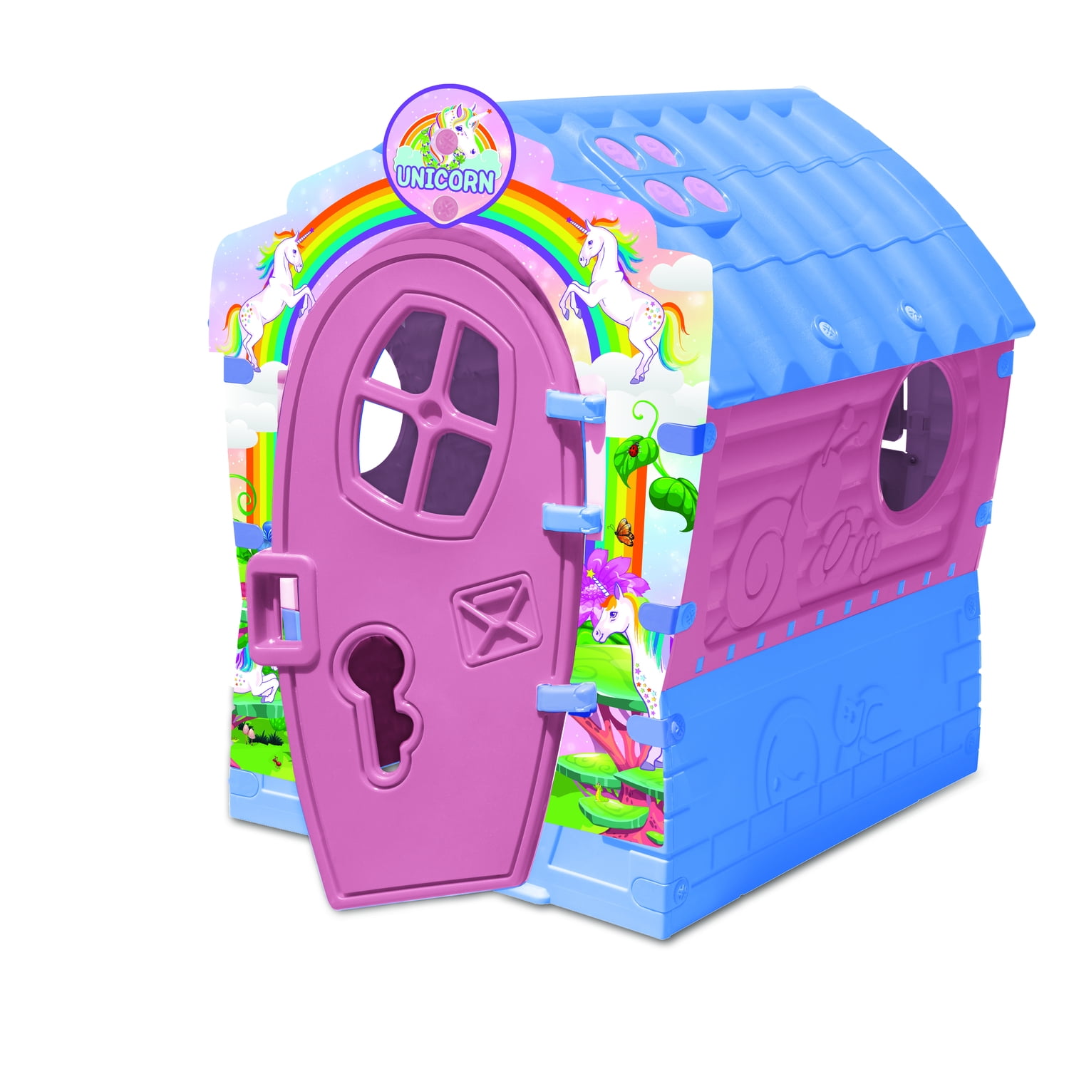 PalPlay Life Size Unicorn Dream House Playhouse for Kids, Indoor