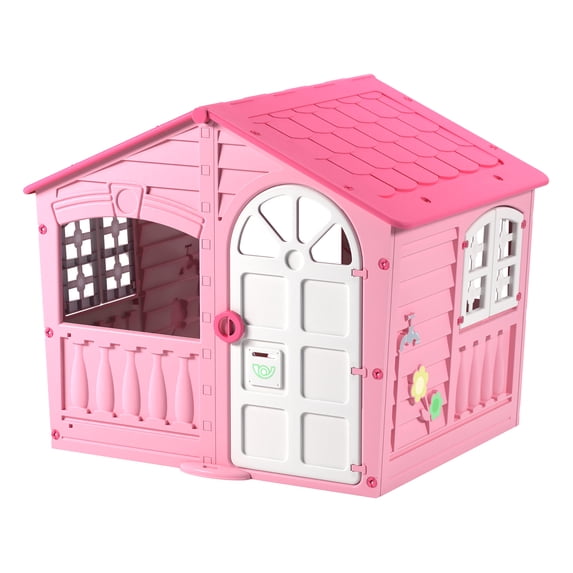 PalPlay Unisex Indoor, Outdoor House of Fun Playhouse