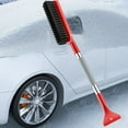 thumbnail image 1 of Pala de nieve para coche de aleación de aluminio, raspador de nieve y hielo multifuncional, herramienta para descongelar ventanas, limpiador de coche duradero para el invierno, 1 of 8
