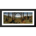 thumbnail image 1 of Pala di Corciano (Nativity) 40x18 Large Black Wood Framed Print Art by Pietro Perugino, 1 of 2