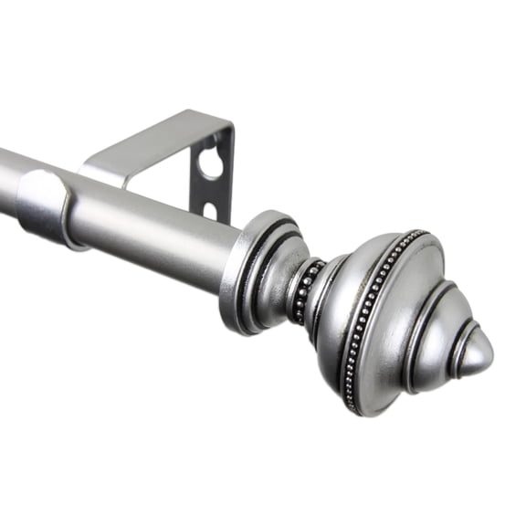 Palace Curtain Rod 48-84 inch - Satin Nickel
