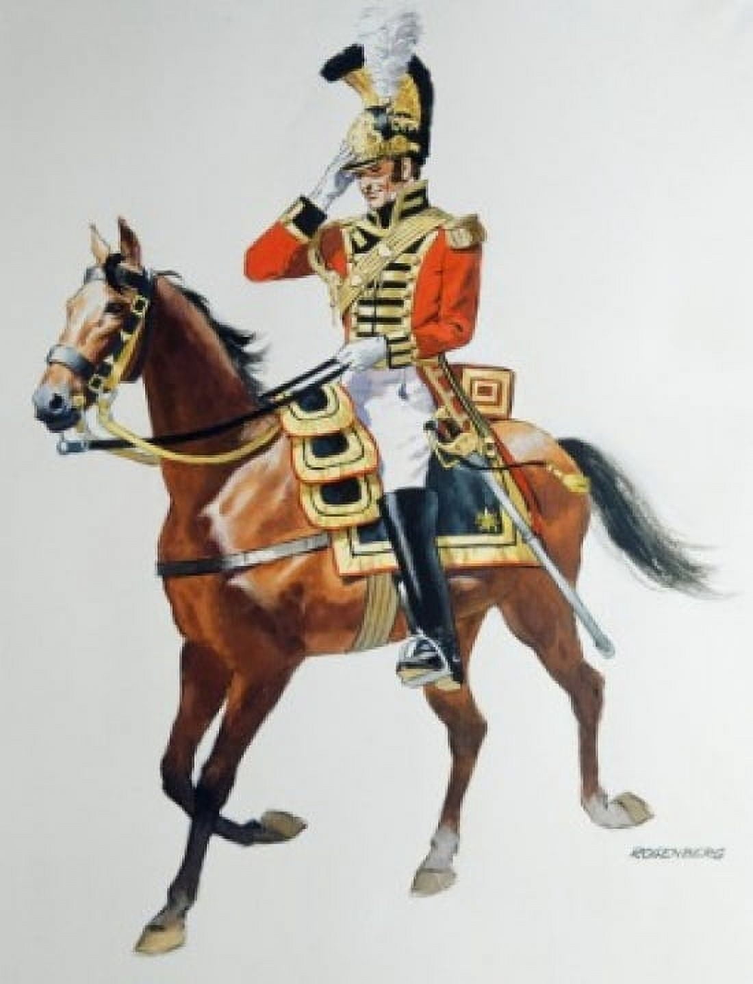 Palace Guard French 1816 World HistoryFrance Canvas Art - (24 x 36)