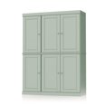 thumbnail image 1 of Palace Imports 100% Solid Wood Kitchen Pantry Storage Cabinet with Doors, Adjustable Shelves and 2-Drawers, Sage, 1 of 5