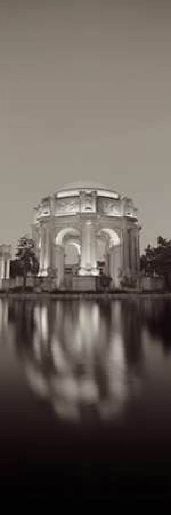 Palace Of Fine Arts Pano - 1 Canvas Art - Alan Blaustein (8 x 24)