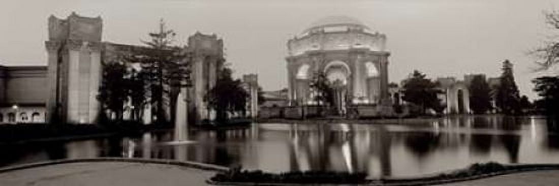 Palace Of Fine Arts Pano - 4 Canvas Art - Alan Blaustein (8 x 24)