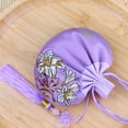 thumbnail image 1 of Palace Sachet Chinese Style Plum Blossom Lotus Pattern Smooth Tassel Car Hanging Bedroom Decoration Fashion Jewelry Bags 2021 22, 1 of 6