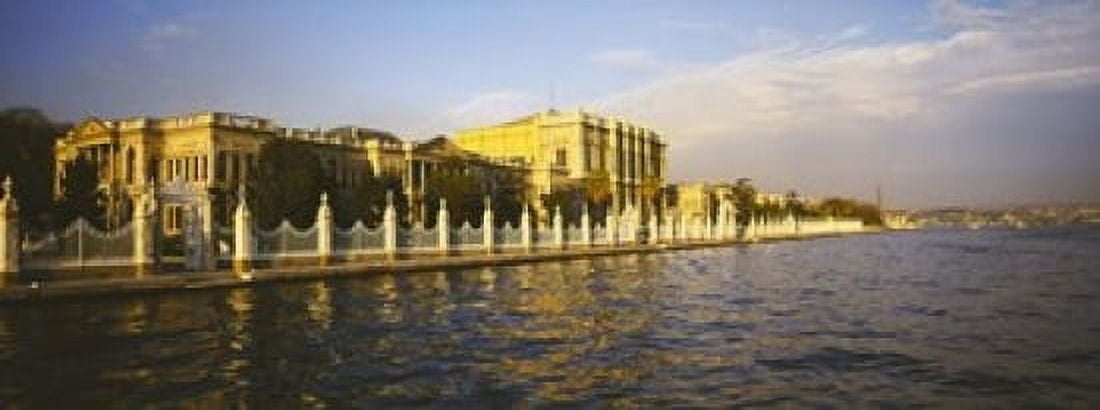 Palace at the waterfront Dolmabahce Palace Bosphorus Istanbul Turkey Canvas Art - Panoramic Images (15 x 6)