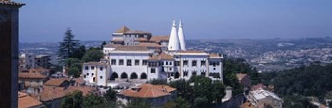 Palace in a city Palacio Nacional De Sintra Sintra Lisbon Portugal Canvas Art - Panoramic Images (18 x 6)