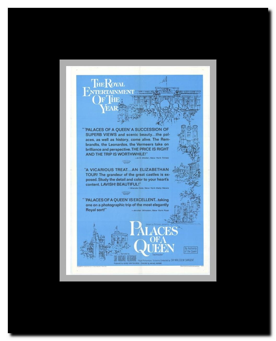 Palaces of a Queen Framed Movie Poster