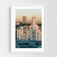 thumbnail image 1 of Palacio de Cibeles - Madrid Spain Photography White Framed Wall Art Print 16 x 24 inches, 1 of 3
