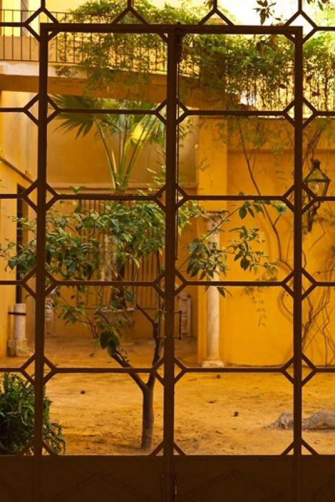 Palacio de la Condesa de Lebrija Courtyard Seville Spain Canvas Art - Walter Bibikow DanitaDelimont (18 x 24)