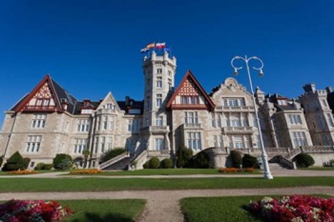 Palacio de la Magdalena Santander Spain Canvas Art - Walter Bibikow DanitaDelimont (38 x 25)