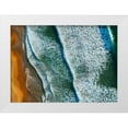 thumbnail image 1 of Palacios 32x24 White Modern Wood Framed Museum Art Print Titled - Curl Curl Ariel, 1 of 4