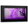 thumbnail image 1 of Palacios, J.A. 24x14 Black Modern Framed Museum Art Print Titled - Lilac forest 808, 1 of 5