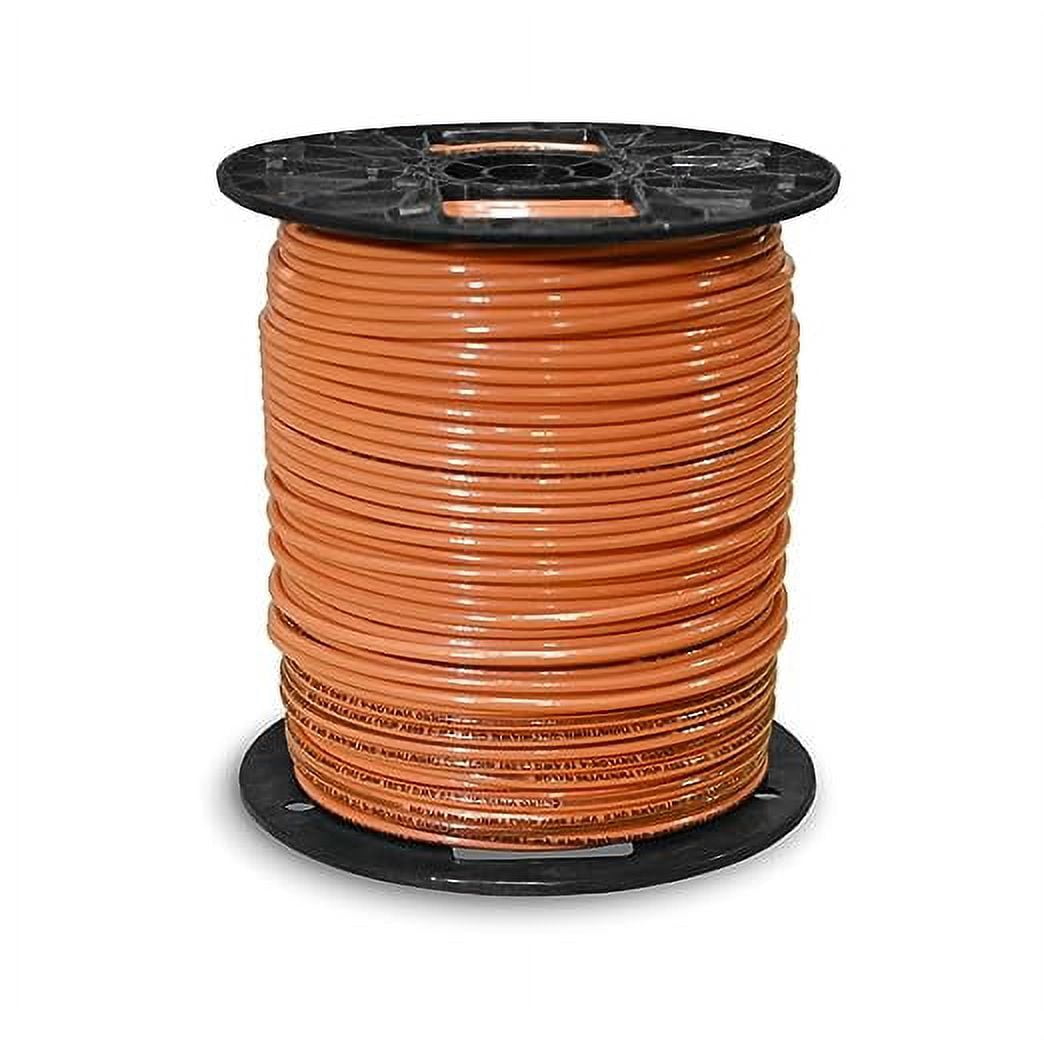 Paladin Insulated Copper THHN/THWN-2 Building Wire - 600 Volts Residential, Commercial, Industrial UL Listed - #10 Stranded 500' FT Spool (Orange)