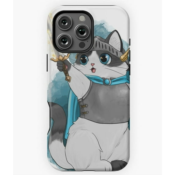 Paladin Nyan Cat Fantasy Knight M2707 Phone Case for iPhone 17 16 15 14 13 12 11 Pro Max