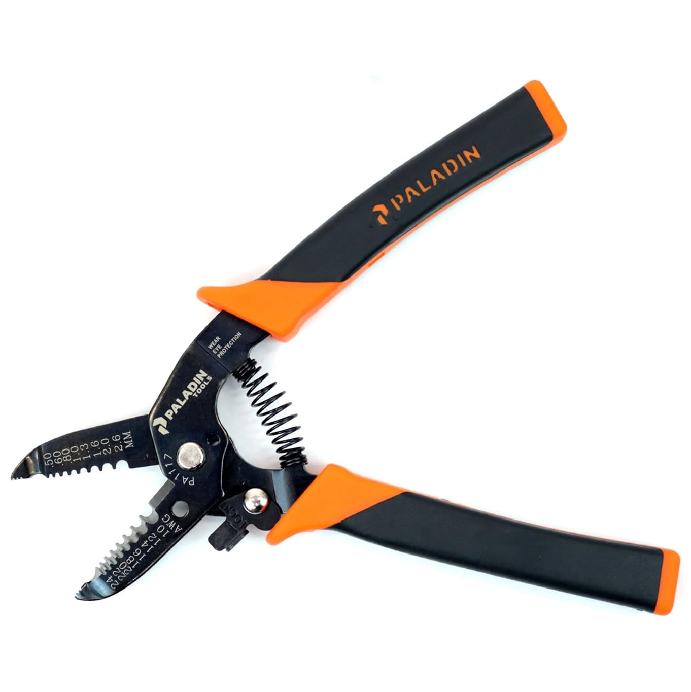 Paladin Tools PA1117 Wire Stripper Tool and Wire Cutter 10-24 AWG | Professional Grade Heavy Duty Wire Stripping Tool