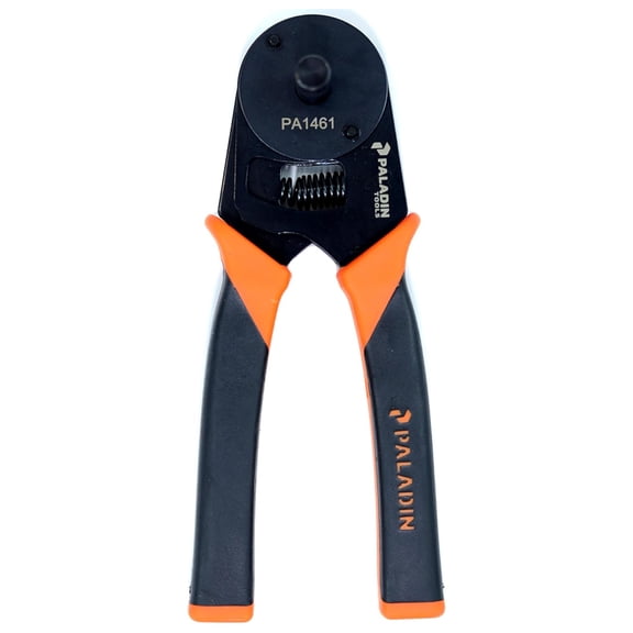 Paladin Tools PA1461 Pro-Grip Crimper | Closed D-Sub Crimper | 12-20 AWG, 4 Way Indent | Professional Grade