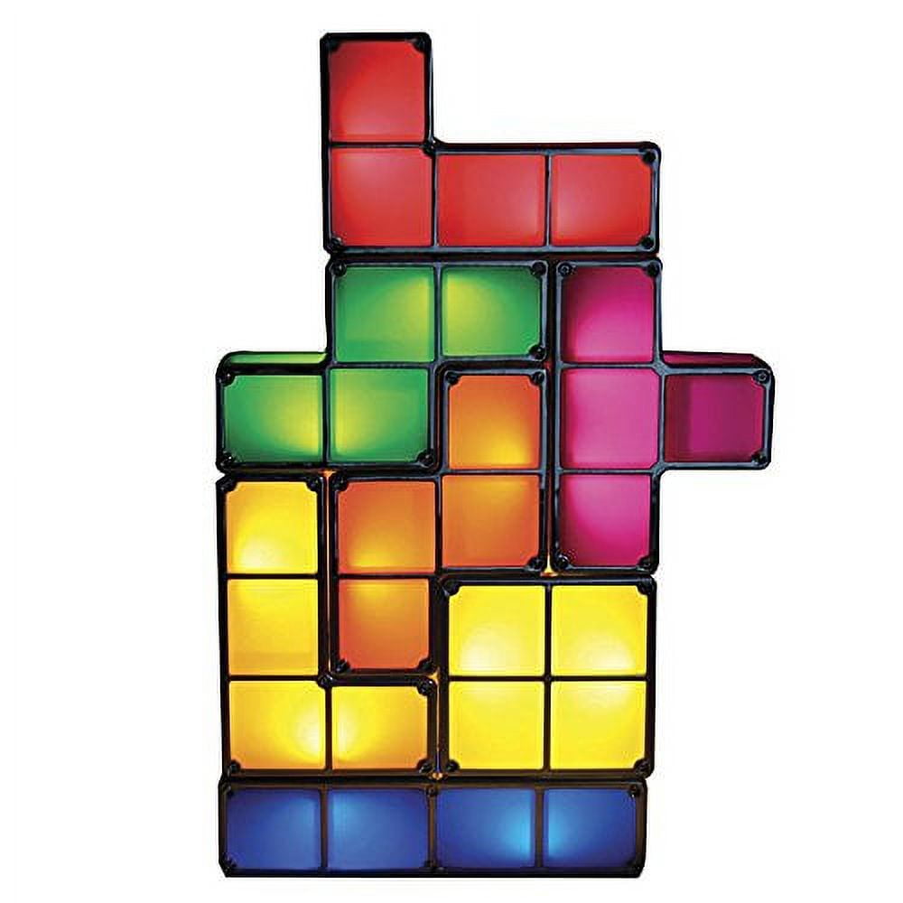 Paladone Tetris Light Lamp Stackable Desk 3D Constructible