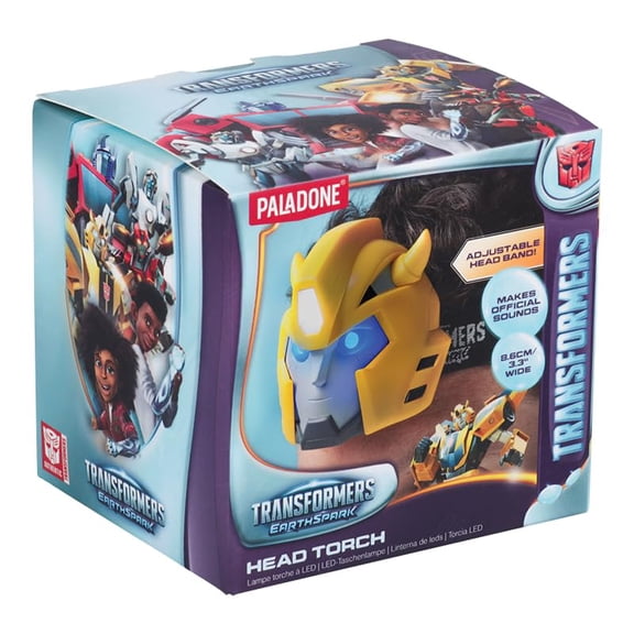 Paladone Transformers Head Lamp - Officially Licensed Accessory for Boys and Girls Autobots Night Light, Gift for Camping, Reading
