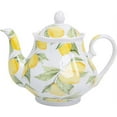 thumbnail image 1 of Palais Essentials 6-Cup Vintage Lemon Ceramic European Style Coffee Teapot, 1 of 5
