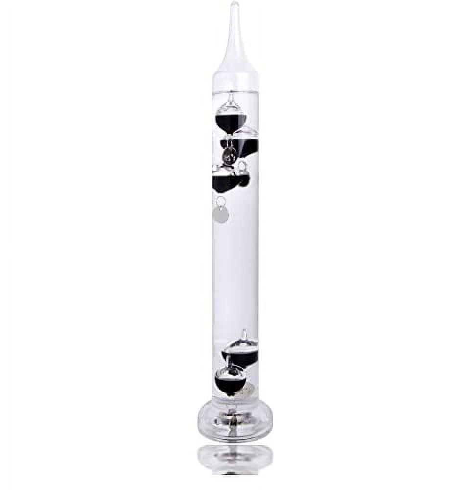 Palais Essentials Galileo Thermometer Floating Glass Balls Fahrenheit